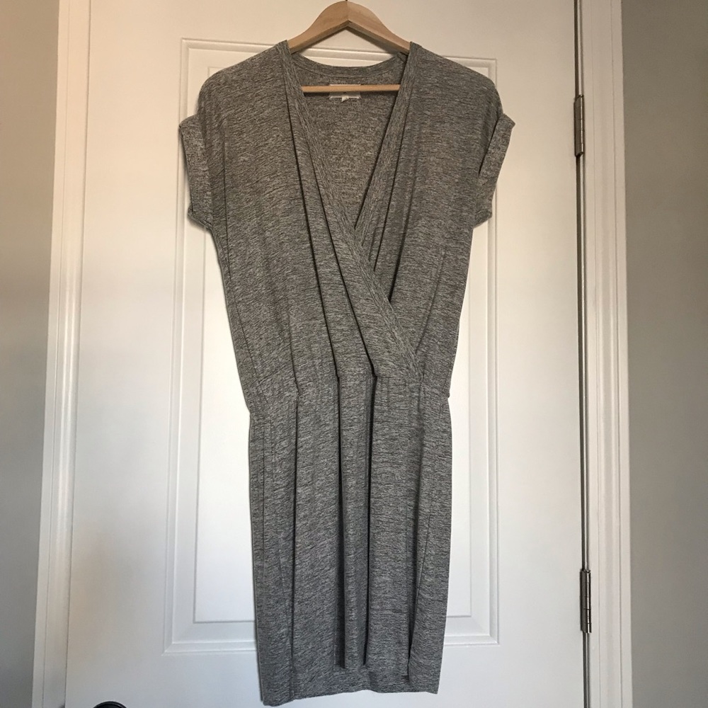 Lou & Grey Crossover Sweatshirt Dress
